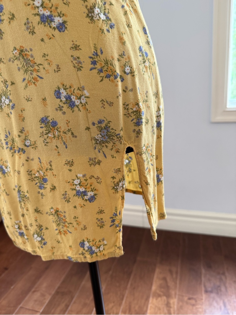 Reformation Yellow Floral Slip Dress - Picture 3 of 4